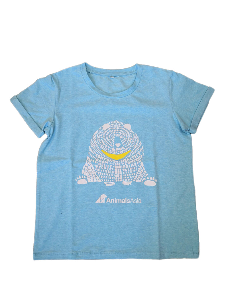 Han Lili light blue straight-fit T-shirt