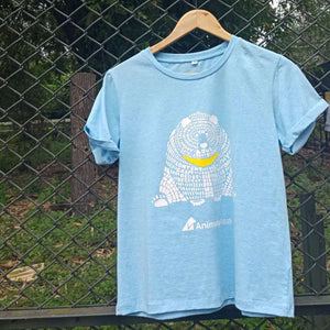 Han Lili light blue straight-fit T-shirt